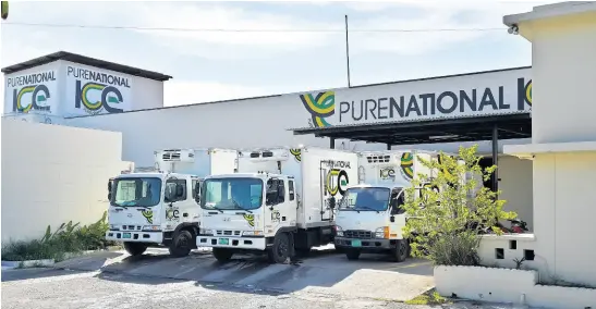  ?? FILE ?? Pure National Ice Company in Kingston. The company’s merger with Happy Ice has passed scrutiny by the Fair Trading Commission.