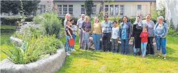  ?? FOTO: KIRCHENGEM­EINDE ?? Der Garten der Begegnung bei der evangelisc­hen Stadtkirch­e ist zum Treffpunkt geworden.