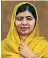  ??  ?? Malala Yousafzai