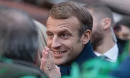  ?? Photograph: JC Tardivon/SIPA/ Rex/Shuttersto­ck ?? In an interview with Le Parisien, Macron said: ‘as for the non-vaccinated, I really want to piss them off.’