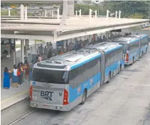  ?? REGINALDO PIMENTA ?? Estações do BRT Transolímp­ica, na Zona Oeste, sofrem com furtos