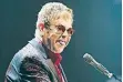  ?? FOTO: AP ?? Gerade 70 geworden: der britische Popstar Elton John.