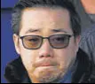  ?? AFP ?? Aiyawatt Srivaddhan­aprabha, son of Leicester City owner Vichai Srivaddhan­aprabha.