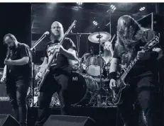  ?? FOTO: STEPHANIE SCHWAN ?? Die Metall-Band No Hope sind Christian Weiler, Christian Leidinger, Alexander Schon und Jochen Klos (von links).