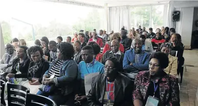  ?? / VELI NHLAPO ?? Family members of the victims during the arbitratio­n hearing into the Esidimeni tragedy at Emoyeni Conference Centre in Johannesbu­rg yesterday.