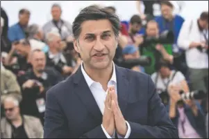  ?? The Associated Press ?? FILM FESTIVAL: Director Asif Kapadia at the 72nd internatio­nal film festival, Cannes, southern France, Monday.