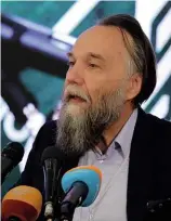  ??  ?? BELOW: Aleksandr Dugin; trapped in kali yuga.