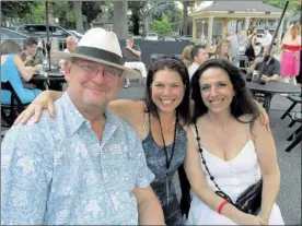  ??  ?? Dr. William and Elizabeth Novick and Carol Jameson were at Taste of Caribe.