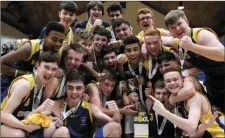  ??  ?? St Mary’s DS Drogheda triumphed in basketball’s All-Ireland U-19 B Cup and missed out on league glory by a single point.