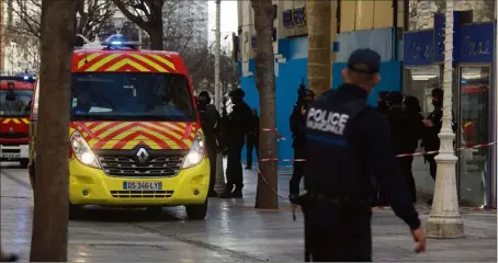  ?? (Photo Laurent Martinat) ?? Le er février dernier, près du cours Lafayette, l’officier marinier avait été interpellé par le Raid, après s’être barricadé chez lui.