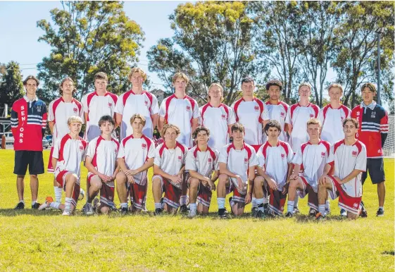  ?? Picture: JERAD WILLIAMS ?? Palm Beach Currumbin High’s senior boys’ side have the chance to make it back-to-back titles in the Queensland SPL grand final.