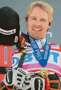  ?? Foto: Witters ?? Da war die Welt noch in Ordnung: Stefan Luitz nach seinem Sieg in Beaver Creek. Dieser könnte ihm nun wieder aberkannt werden.