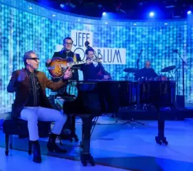  ?? Nathan Congleton/NBC ?? Jeff Goldblum with the Mildred Snitzer Orchestra on “The Today Show” in November 2018.
