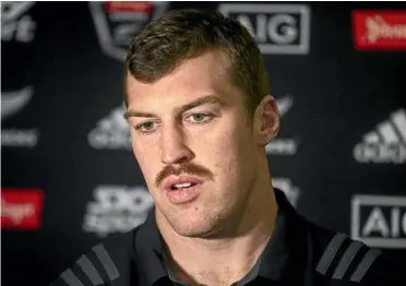  ?? STUFF ?? Lock Brodie Retallick, who has played 68 tests since his debut against Ireland in 2012, is one of the most experience­d members of the All Blacks forwards pack.