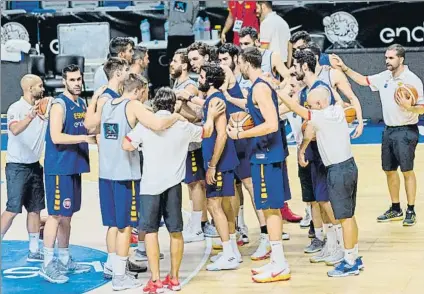 ?? FOTO: FEB ?? Scariolo ha definido finalmente a su grupo. La selección afronta el Eurobasket haciendo frente a las bajas pero con ambición.