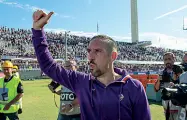  ??  ?? Franck Ribery attaccante francese arrivato quest’estate dal Bayern