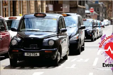  ??  ?? Glasgow’s taxi drivers could get training in life- saving CPR skills