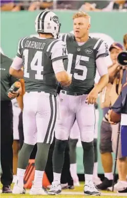  ?? GETTY ?? After year as Sam Darnold’s mentor, Josh McCown goes to ESPN.