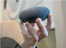  ?? MONIQUE FORD/STUFF ?? Google’s Home smart speakers sold here are the United States model and do not feature local apps.