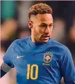  ??  ?? Neymar, 26 anni, attaccante del Psg e del Brasile EPA