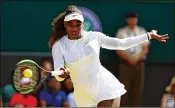  ?? MATTHEW STOCKMAN / GETTY IMAGES ?? Serena Williams now goes by “Mrs. Williams” at Wimbledon after she married last year.