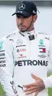  ??  ?? Lewis Hamilton.