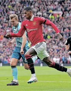  ?? | MARTIN RICKETT ?? MANCHESTER United’s Marcus Rashford.