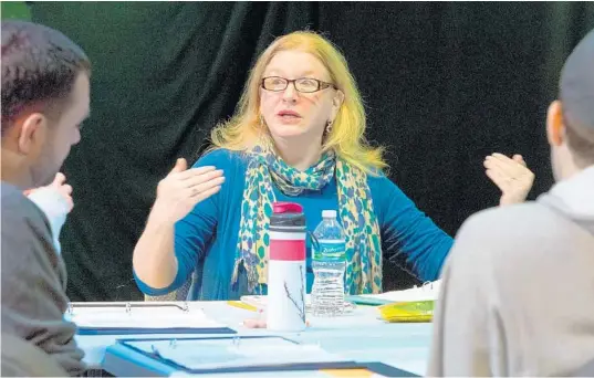  ?? TOM HURST ?? Director Denise Gillman, pictured at a previous Mad Cow Theatre Science Play Festival, will be part of the 2020 online event.
