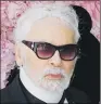  ??  ?? KARL LAGERFELD: Described by model Cara Delevingne as a ‘visionary’ and a ‘genius’.