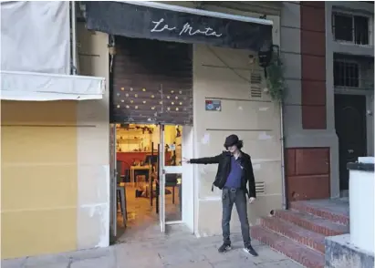  ?? Foto: Nicolas Hock ?? Marco García Mota verpachtet sein Restaurant lieber als die Terrasse zu öffnenl.