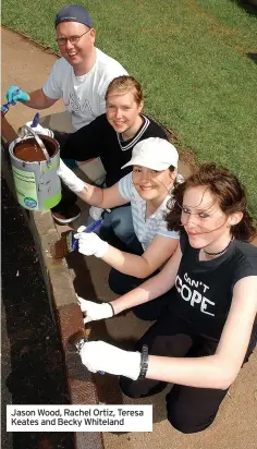  ?? ?? Jason Wood, Rachel Ortiz, Teresa Keates and Becky Whiteland