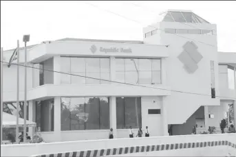  ??  ?? The Republic Bank branch at Triumph