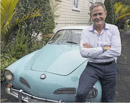  ?? Photo / Peter Meecham ?? Kevin Longley from Mt Eden with his 1962 VW Karmann Ghia.