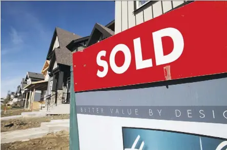  ?? IAN KUCERAK ?? Housing starts are helping to drive improving wholesale sales numbers in Alberta.