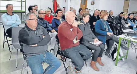  ??  ?? Les producteur­s, metteurs en marché et fabriquant d’emballage pour cette assemblée générale