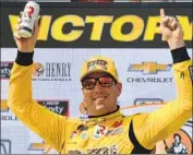  ?? Logan Riely Getty Images ?? KYLE BUSCH is No. 1 at Road America after winning the NASCAR Xfinity Series Henry 180.