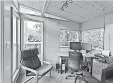  ?? [MODERN SHED VIA USA TODAY] ?? Modern Shed says more people are converting backyard sheds into home offices.