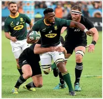  ??  ?? Siya Kolisi has helped unify the South African rugby team as the country’s first black captain.