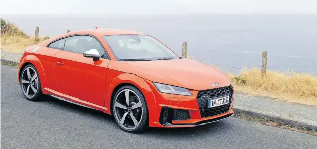  ?? PHOTOS: COSTA MOUZOURIS / DRIVING.CA ?? The 2019 Audi TTS has an added ratio in a new dual-clutch gearbox, giving it seven speeds for 302 horsepower and 295 pound-feet of torque.