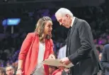  ?? Getty Images file photo ?? This season, Becky Hammon may become the first female to serve as head coach of a major pro team in North America — if Spurs coach Gregg Popovich is absent.