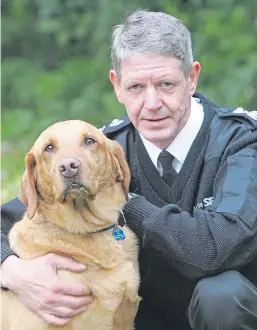  ??  ?? Chief superinten­dent Mike Flynn of the Scottish SPCA.