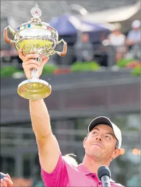 ?? ?? Rory McIlroy admitted that the LIV Golf tournament at The Centurion Club provided additional motivation
for his 21st PGA Tour win