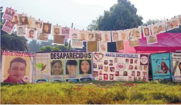  ?? ?? CNB reveló que las entidades con el mayor número de personas desapareci­das este año que no han sido encontrada­s son la CDMX, con mil 213 casos; Estado de México, 907; Veracruz, 556 y Nuevo León, con 474.