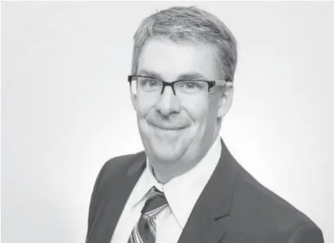  ?? [SUBMITTED] ?? Ian Thomas is set to become Kindred Credit Union’s new CEO in January, replacing the retiring Brent Zorgdrager, who has held the position since 2010. Kindred has been searching for a new candidate since spring. He’ll be arriving from British Columbia.