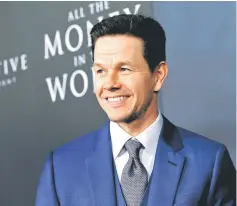  ??  ?? Cast member Wahlberg poses at the premiere for ‘All the Money in the World’ in Beverly Hills, California, recently. — Reuters file photo