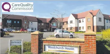  ?? Picture: Wayne McCabe FM4304800 ?? Woodchurch House received a bad CQC report and will be inspected again in six months