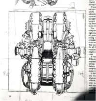  ??  ?? ABOVE Overhead drawing with Dan’s annotation­s. RIGHT The Max Millar cutaway drawing was all Dan had to start with.