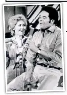  ??  ?? Singing a duet with Lulu on her show in 1973