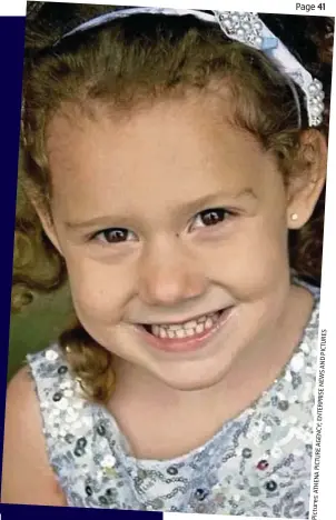  ?? Pictures: ATHENA PICTURE AGENCY; ENTERPRISE­S NEWS AND PICTURES ?? Tragic: Five-year-old EllieMay Clark died from an asthma attack hours after Dr Rowe declined to see her