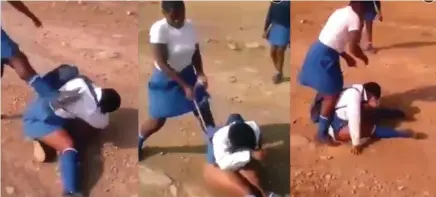  ??  ?? Izithombe zevidiyo yokuhlukun­yezwa komfundi waseMathol­e High School